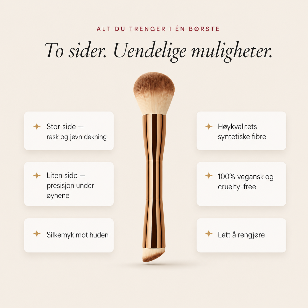 2-in-1 Foundationbørste